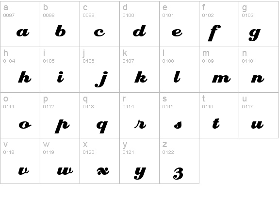 EclatICG details - Free Fonts at FontZone.net