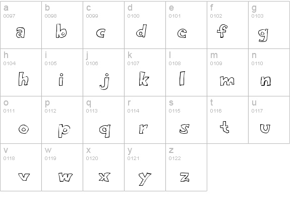 Eighty Percent Outline details - Free Fonts at FontZone.net