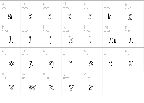 Elected Office Outline details - Free Fonts at FontZone.net