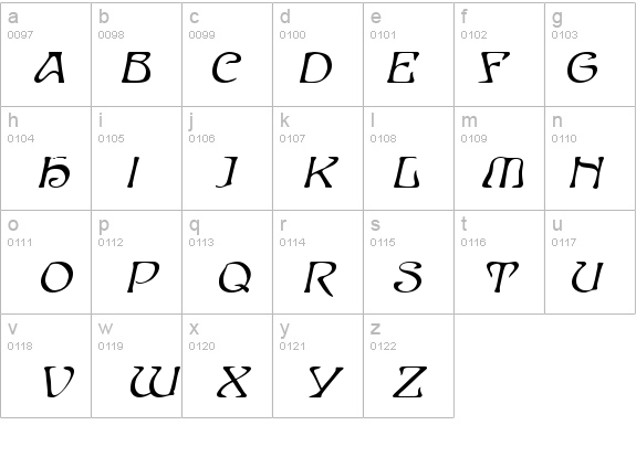 Elves Bold Italic details - Free Fonts at FontZone.net