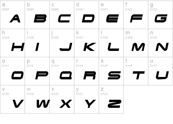 Endzone Oblique details - Free Fonts at FontZone.net