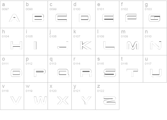 EndzoneOutline details - Free Fonts at FontZone.net