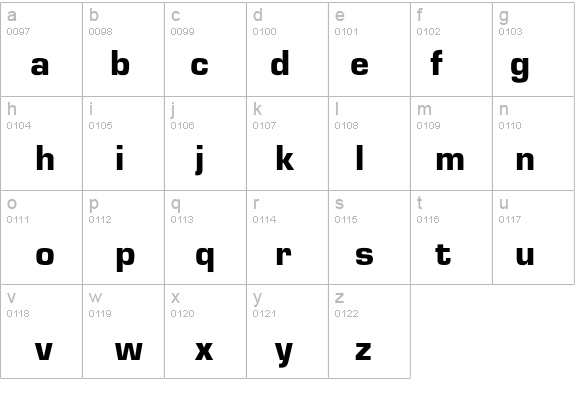 Eurostile-Black details - Free Fonts at FontZone.net