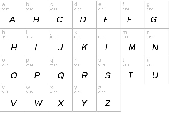 Eyeglass-Condensed Bold Italic details - Free Fonts at FontZone.net