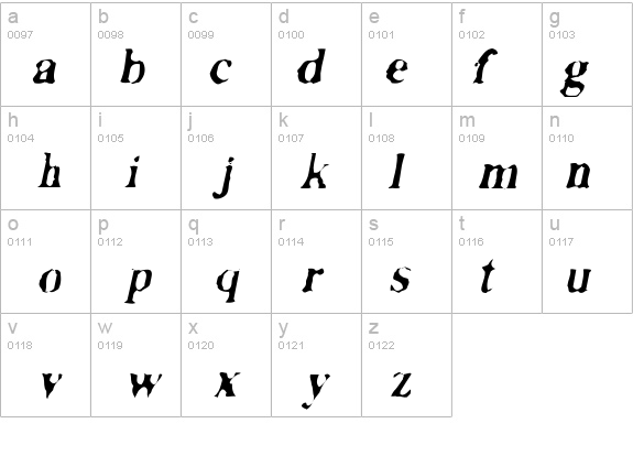 FacsimiledItalic details - Free Fonts at FontZone.net