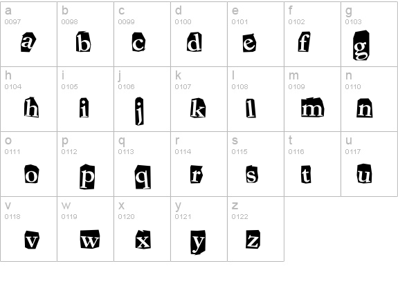 Fanzine details - Free Fonts at FontZone.net
