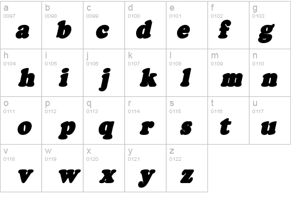 Fatso Italic CS details - Free Fonts at FontZone.net
