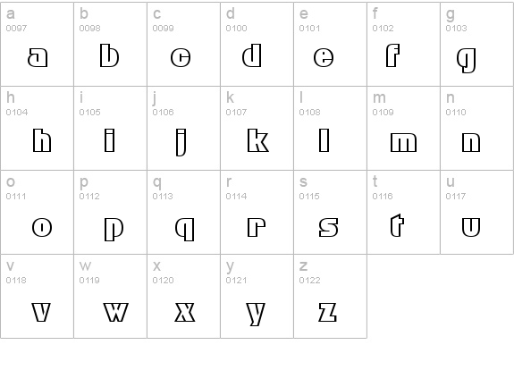 FFX Block Outline details - Free Fonts at FontZone.net