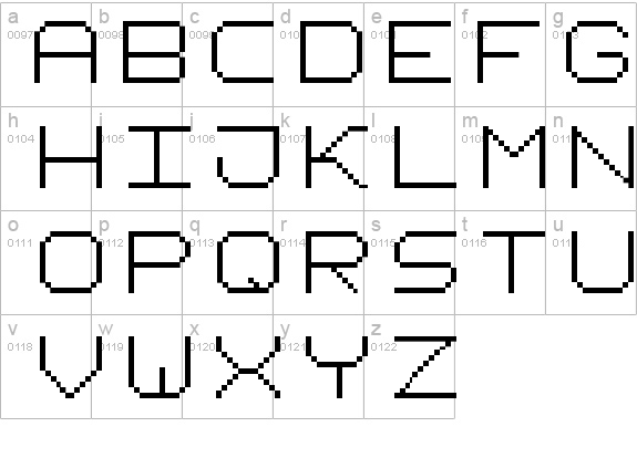 fixed_v02 details - Free Fonts at FontZone.net