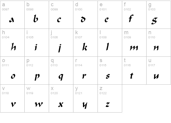 FlatBrush-Condensed Italic details - Free Fonts at FontZone.net