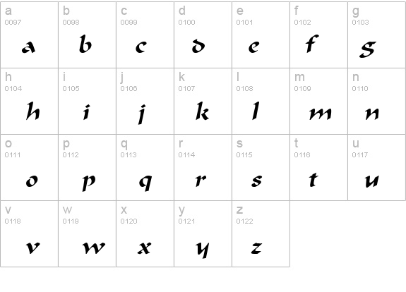 FlatBrush-Extended Italic details - Free Fonts at FontZone.net