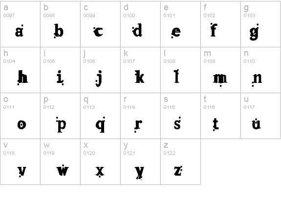 Fleck details - Free Fonts at FontZone.net