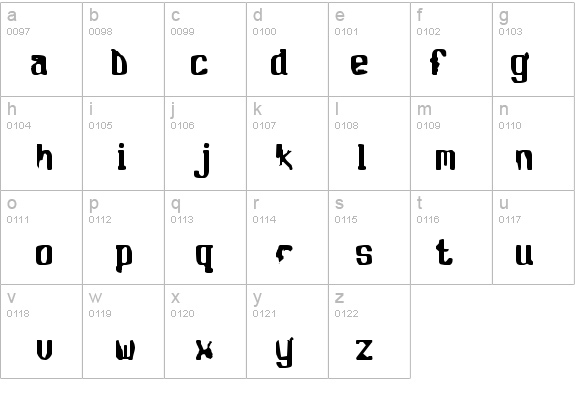 Flottig details - Free Fonts at FontZone.net