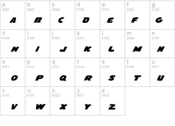 Flying Leatherneck Expanded details - Free Fonts at FontZone.net