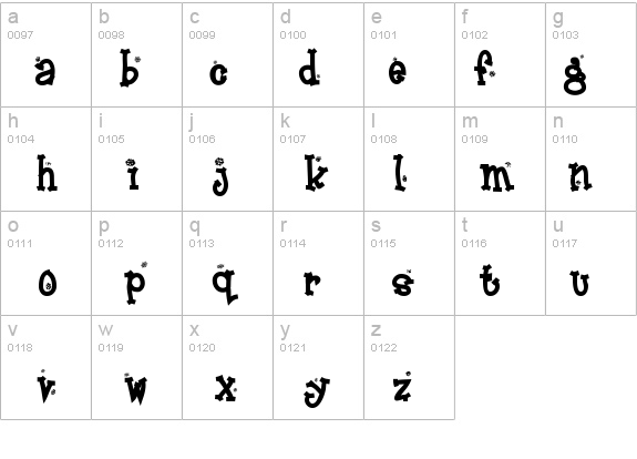 Frosty details - Free Fonts at FontZone.net