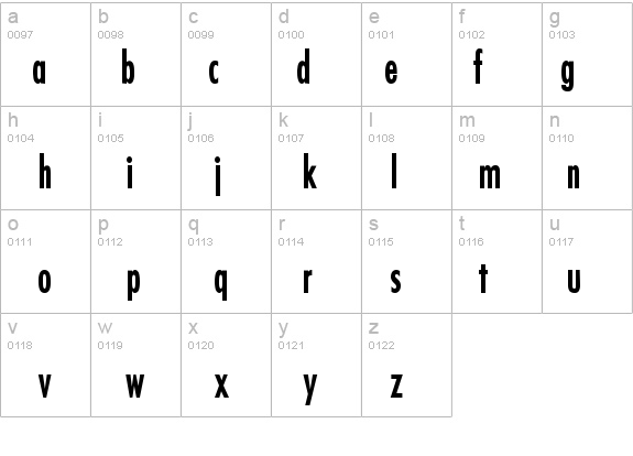 Fuji-Condensed Bold details - Free Fonts at FontZone.net