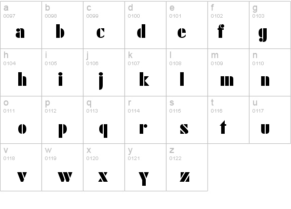 Futura Black BT details - Free Fonts at FontZone.net