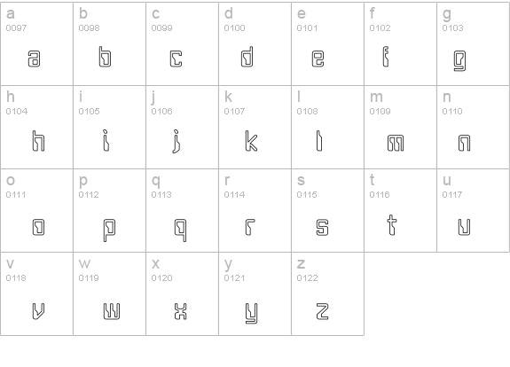 Future Hollow details - Free Fonts at FontZone.net