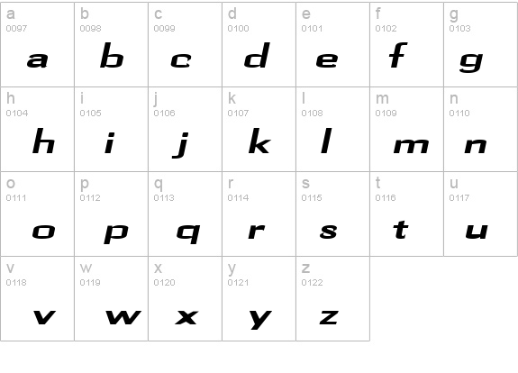 Gauss-Extended Bold Italic details - Free Fonts at FontZone.net