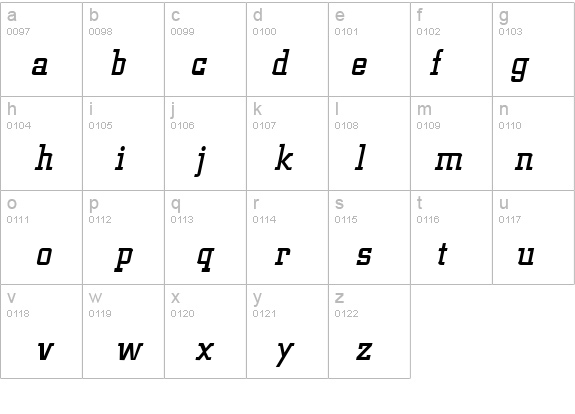Geo 957 Italic details - Free Fonts at FontZone.net