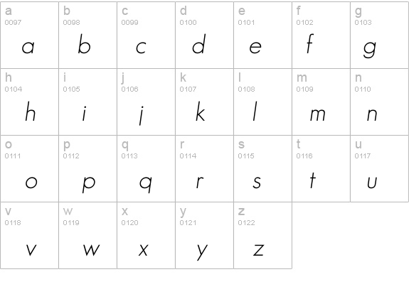 GeosansLight-Oblique details - Free Fonts at FontZone.net