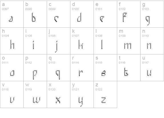Gizmo - Shade details - Free Fonts at FontZone.net