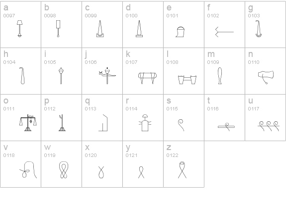 GlyphBasic D details - Free Fonts at FontZone.net