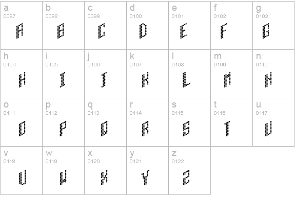 H.I.B. Cell Plain details - Free Fonts at FontZone.net