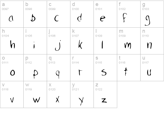 HerricksHand Regular details - Free Fonts at FontZone.net