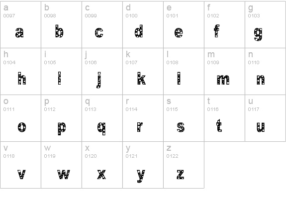 HOLE details - Free Fonts at FontZone.net