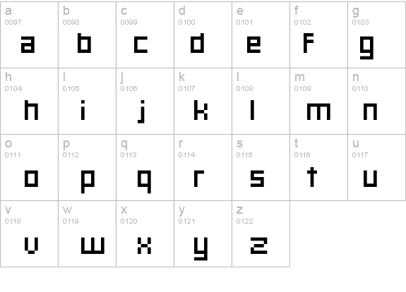hooge 06_55 details - Free Fonts at FontZone.net