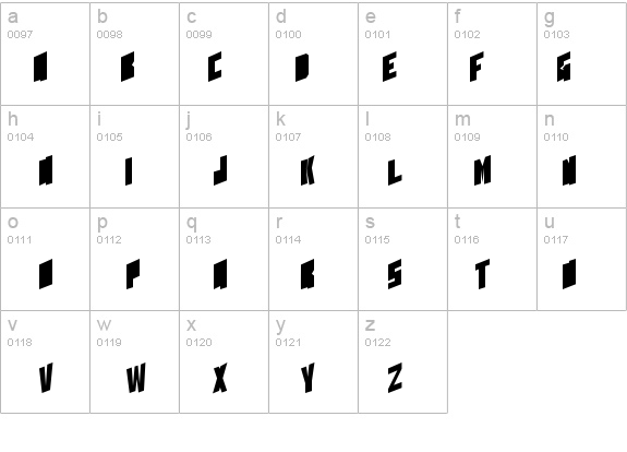 I2trigunMaximum E details - Free Fonts at FontZone.net