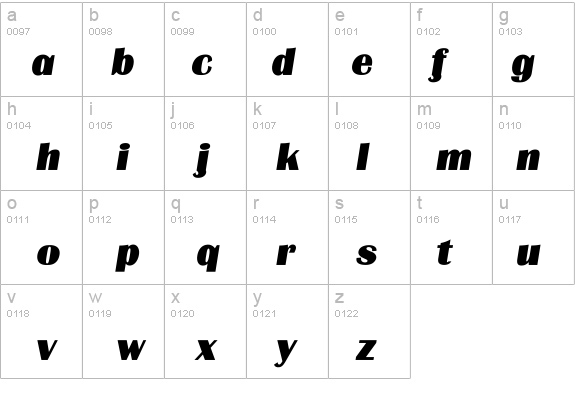 Igrenoble-Heavy details - Free Fonts at FontZone.net