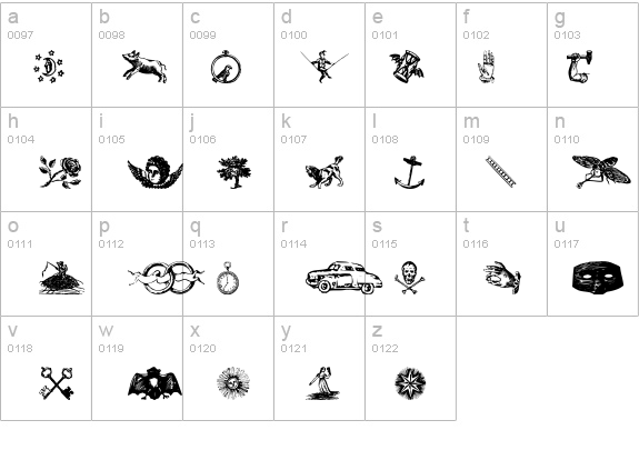 Infinite Dingbats details - Free Fonts at FontZone.net