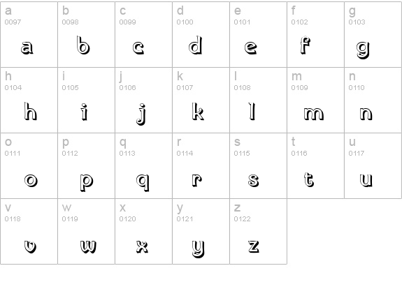 IngoneShadow details - Free Fonts at FontZone.net