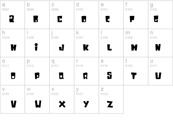 InkyBear details - Free Fonts at FontZone.net
