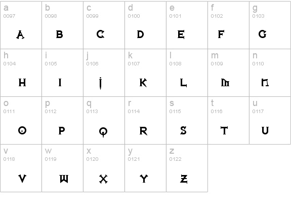 Iron League smallcaps Black details - Free Fonts at FontZone.net