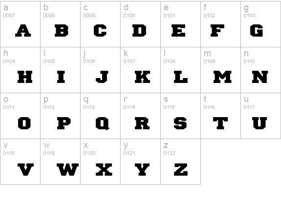 IvyLeagueExtendedSolid details - Free Fonts at FontZone.net
