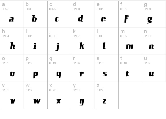 JacqueFat details - Free Fonts at FontZone.net