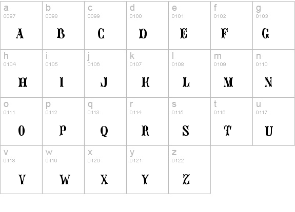 JacquesRoughcut Regular details - Free Fonts at FontZone.net