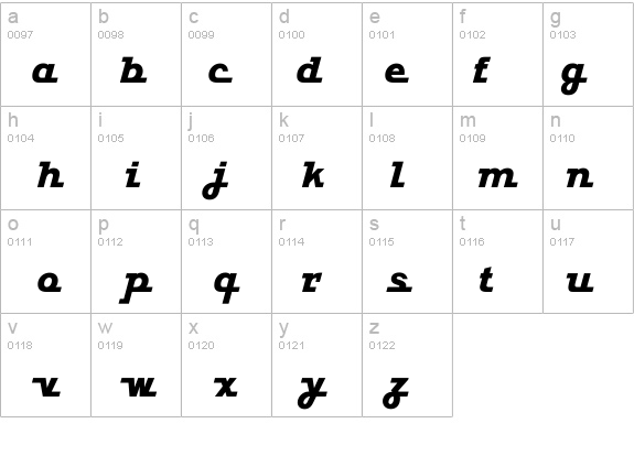 JavelinExtraBold details - Free Fonts at FontZone.net