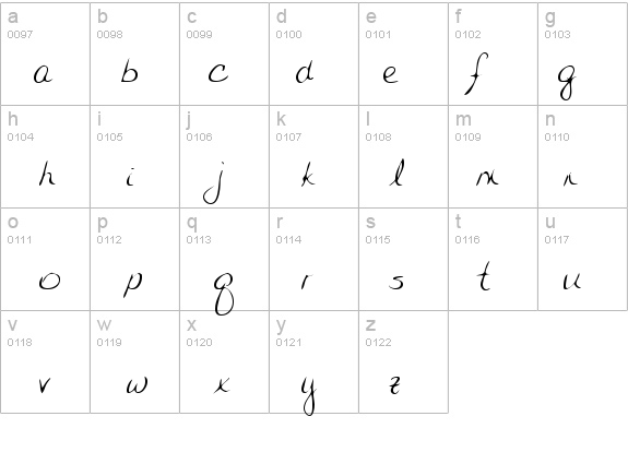JeninesHand Regular details - Free Fonts at FontZone.net
