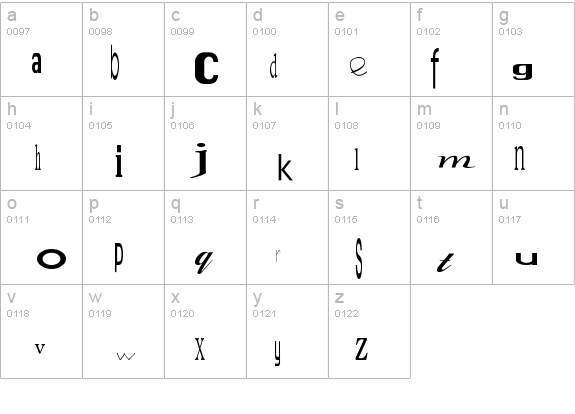 Jumbalaya details - Free Fonts at FontZone.net