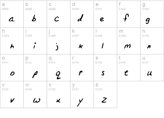 JustinsHand Regular details - Free Fonts at FontZone.net