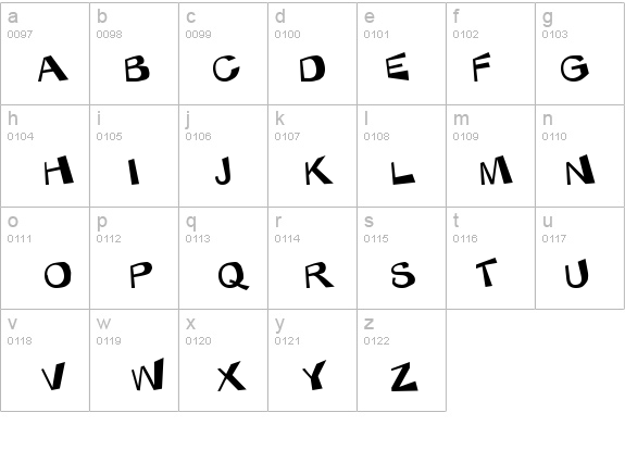 KaBlam! details - Free Fonts at FontZone.net