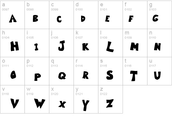 Kartoone Solid details - Free Fonts at FontZone.net