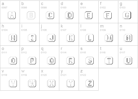 KeyboardOutline details - Free Fonts at FontZone.net