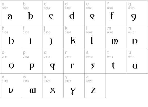 KlingonDagger details - Free Fonts at FontZone.net