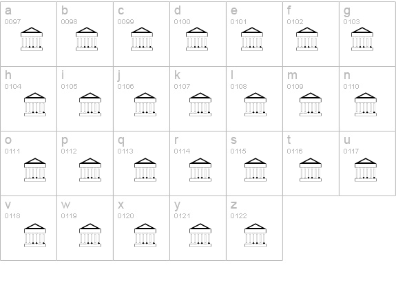 Landmarks details - Free Fonts at FontZone.net