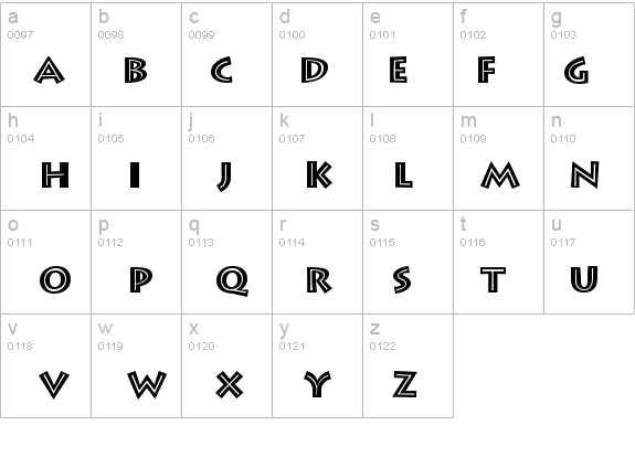 LeeToscaniniInlineSH details - Free Fonts at FontZone.net